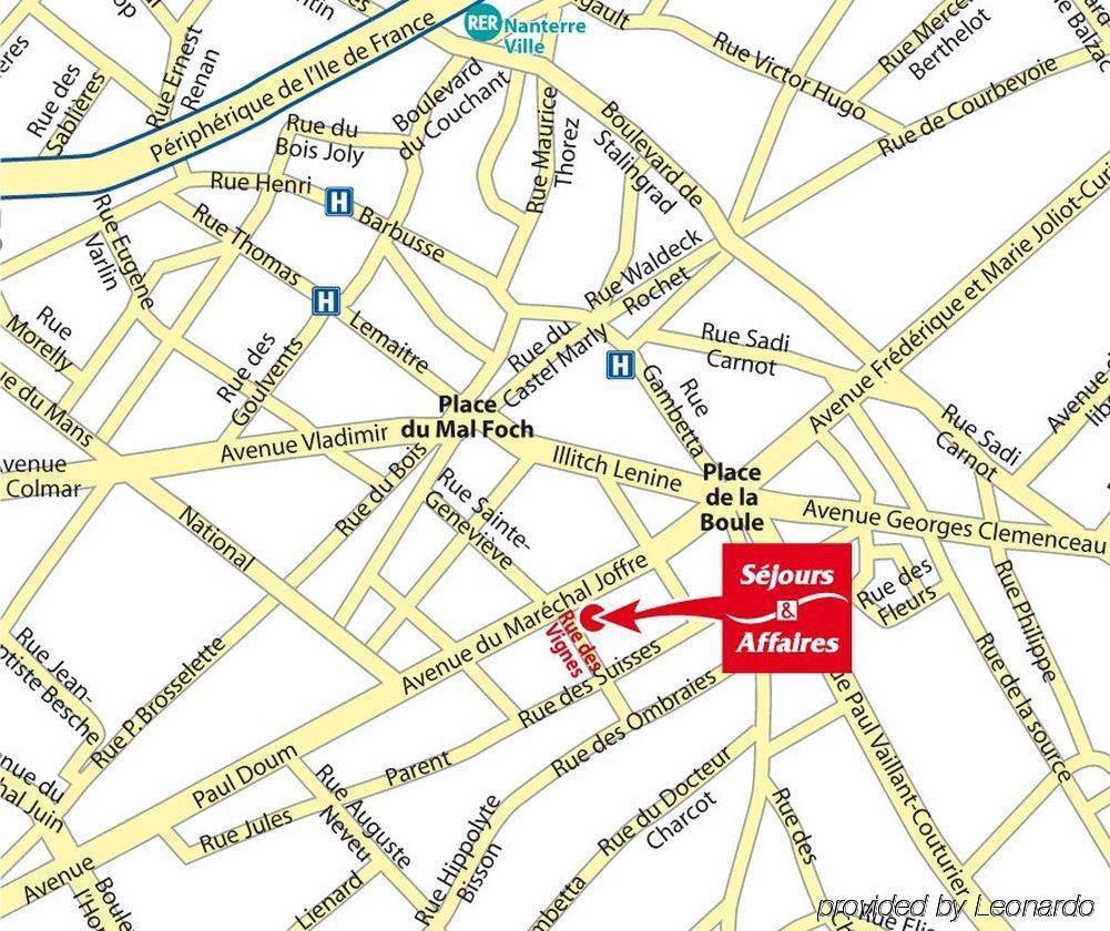 Sejours & Affaires Paris-Nanterre Aparthotel Exteriör bild